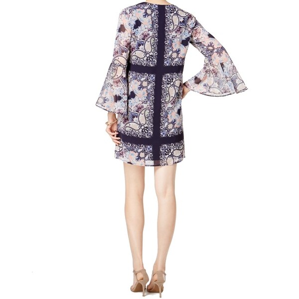 vince camuto paisley shift dress