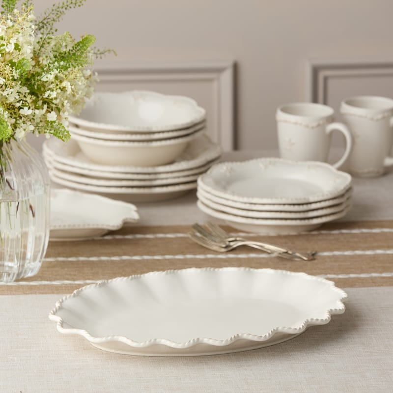 Certified International Heritage Large Oval Platter 16" x 12" - 16"W x 12"D x 1.5"H