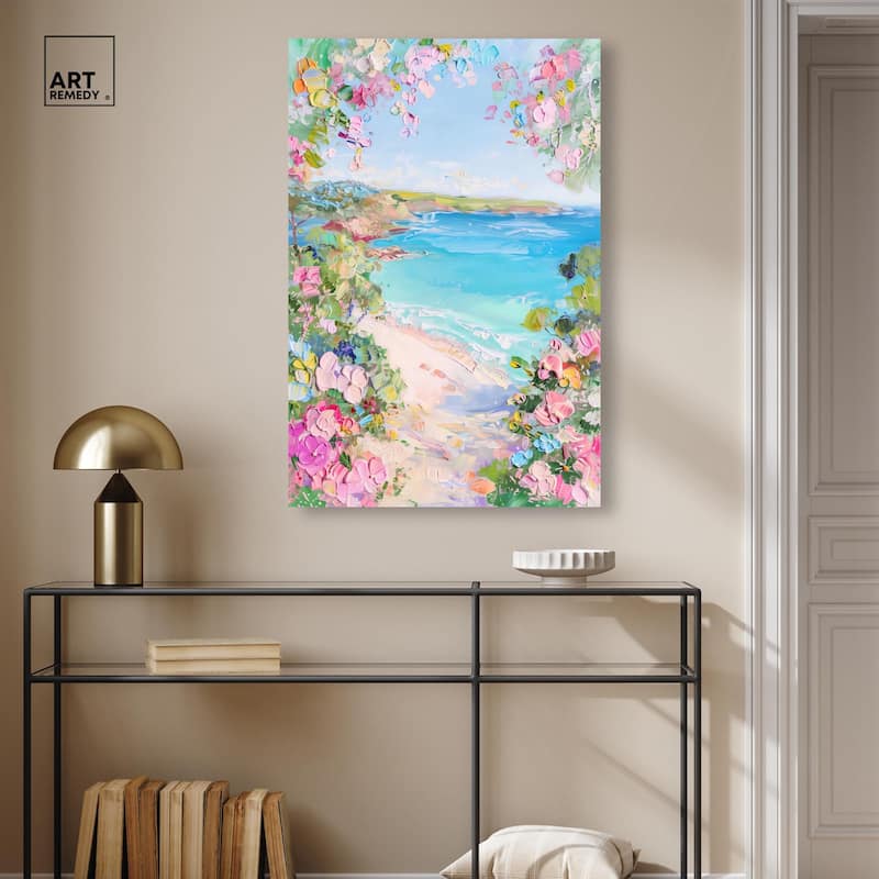 Hillside Harbor View II Canvas by Art Remedy, Gallery Wrapped