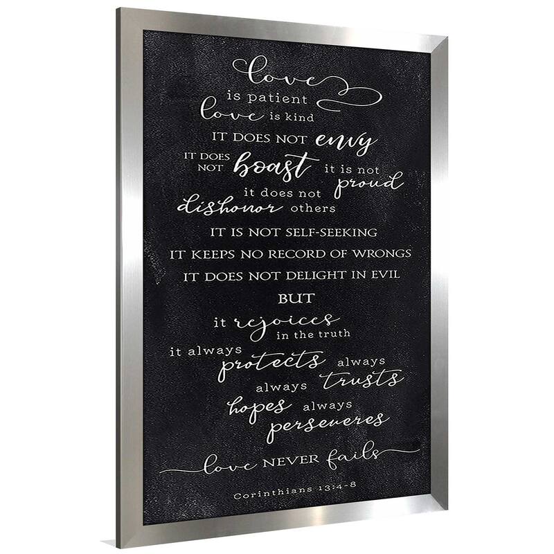 "Love Is" Print on Acrylic.