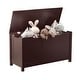preview thumbnail 12 of 29, Wooden Toy Box Kids Storage Chest Bench W/ Safety Hinged Lid