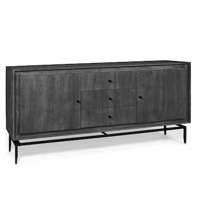 Camilo 69" Wide 3 Door Wood Sideboard - 69 x 16 x 31