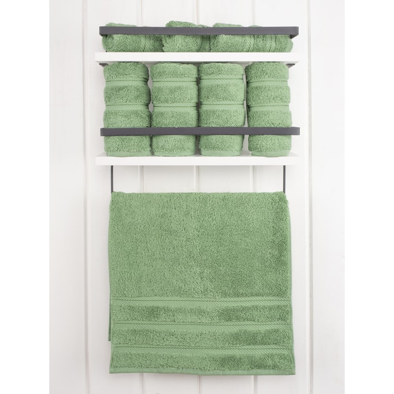 American Soft Linen 4-Piece Turkish Hand Towel Set