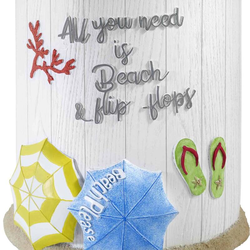 Avanti Linens Beach Mode Wastebasket