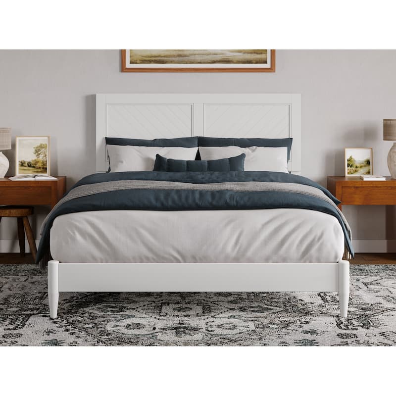 Berkshire Solid Wood Low Profile Platform Bed