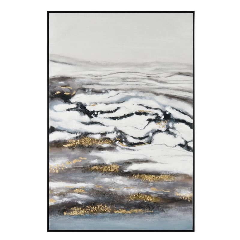 Elk Home Tumult Off White Fabric 31.5 Inch Wide Wall Art