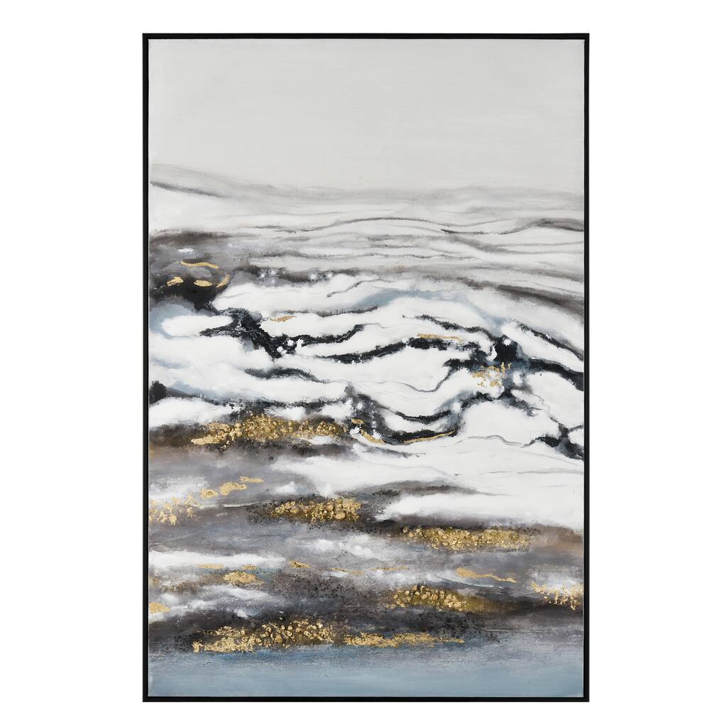 Elk Home Tumult Off White Fabric 31.5 Inch Wide Wall Art