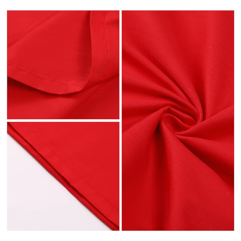 1 Pcs Cotton Pillow Cases, Cooling Pillow Covers with Envelope Closure - Wine Red