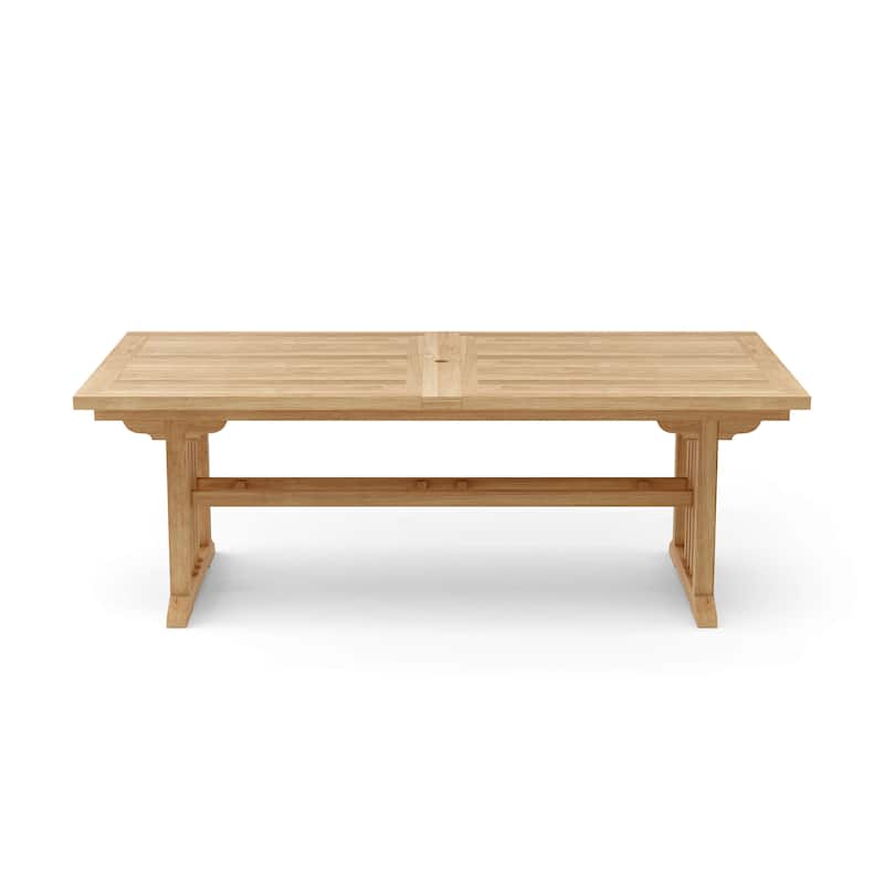Sahara 126" Rectangular Double Ext. Table