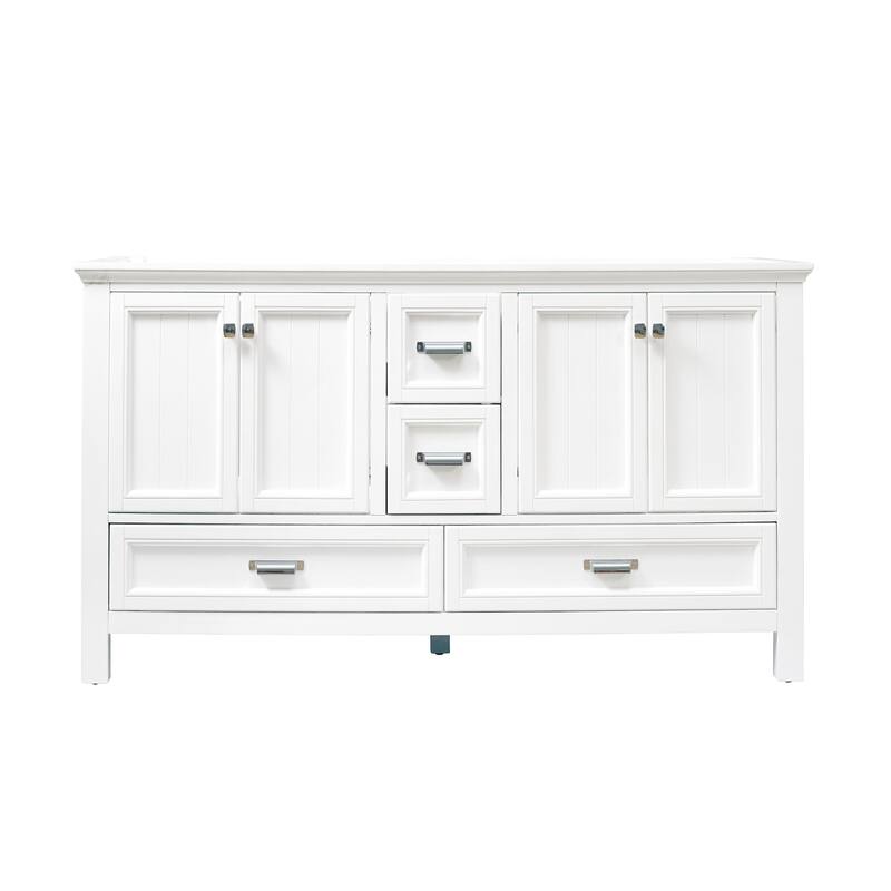 CRAFT + MAIN BAVT6122D-QCV Brantley 60" Free Standing Double Basin