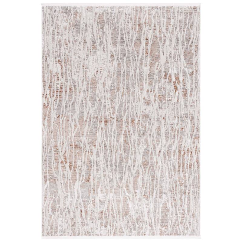 SAFAVIEH Mila Rosemarie Modern & Contemporary Rug - 5'3" x 7'6" - Beige/Grey