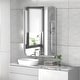 preview thumbnail 72 of 141, Apmir Metal Frame Tempered Glass Bathroom Vanity Mirror for Wall, Cloakroom, Bedroom