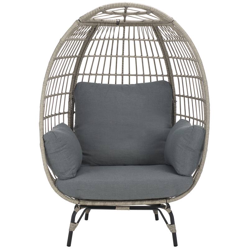 SAFAVIEH Outdoor Living Emmett Egg Chair - 40"W x 35"D x 60"H