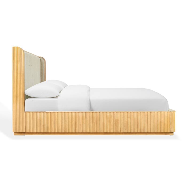 SAFAVIEH Couture Barrymore Reeded Wood Bed