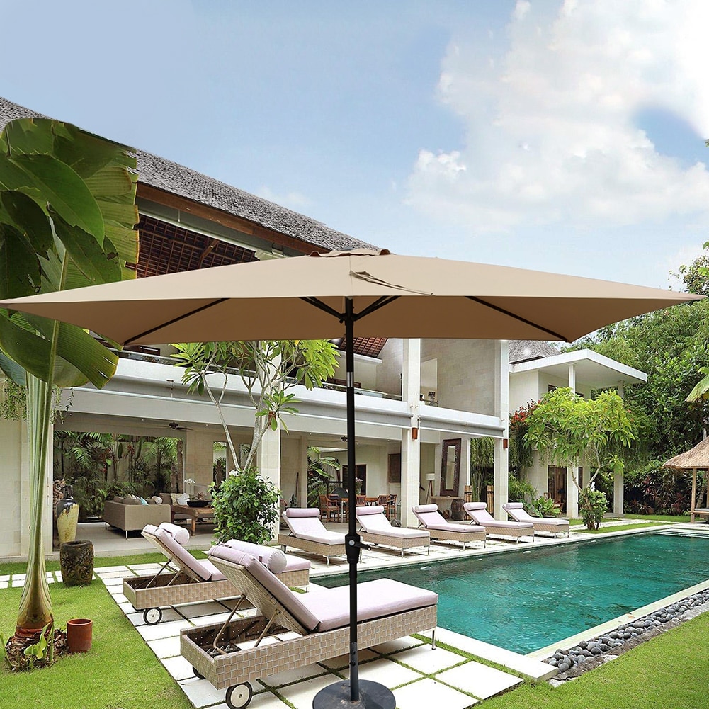 Patio Outdoor Waterproof Umbrella for Garden Backyard Swimming Pool