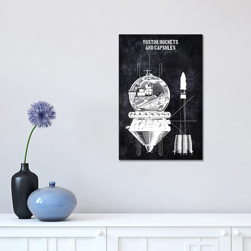 iCanvas "Vostok Rockets" by Joseph Fernando Canvas Print - 18x12x1.5