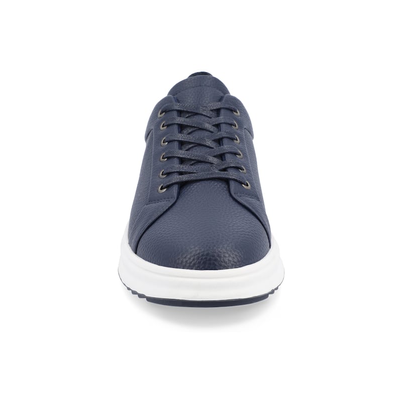 Vance Mens Robby Medium and Wide Width Casual Sneaker - Wide - Navy - 11.5