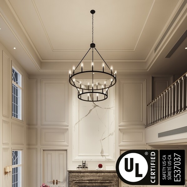Matte black wagon wheel chandelier on sale