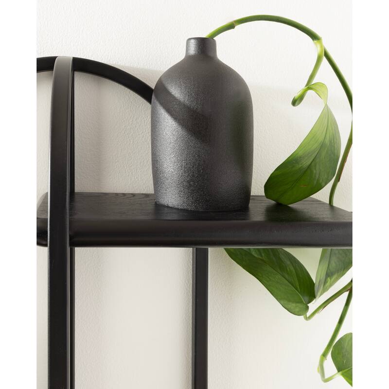 Kate and Laurel Ramos Wood/Metal Accent Shelf - 18x6x30