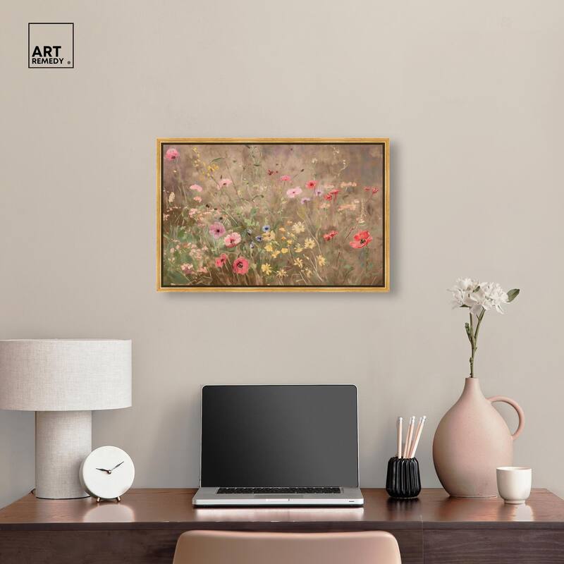 Wildflower Meadow Canvas by Art Remedy