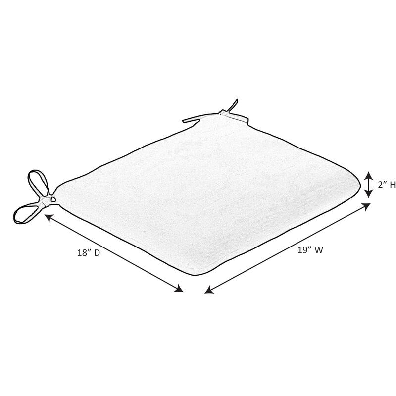 19 x 18 outdoor seat cushion