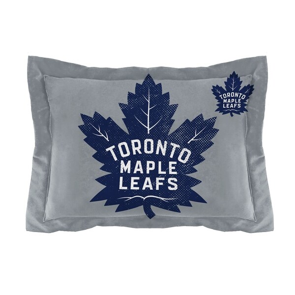 NHL Officially Licensed Toronto Maple Leafs Comforter & Sham Set