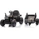 preview thumbnail 3 of 3, Ride on Tractor with Trailer& Remote Control,24V Battery Powered Electric Toy, 200WX2Motor 1.86-4.97MPH,Safety Belt(Black)
