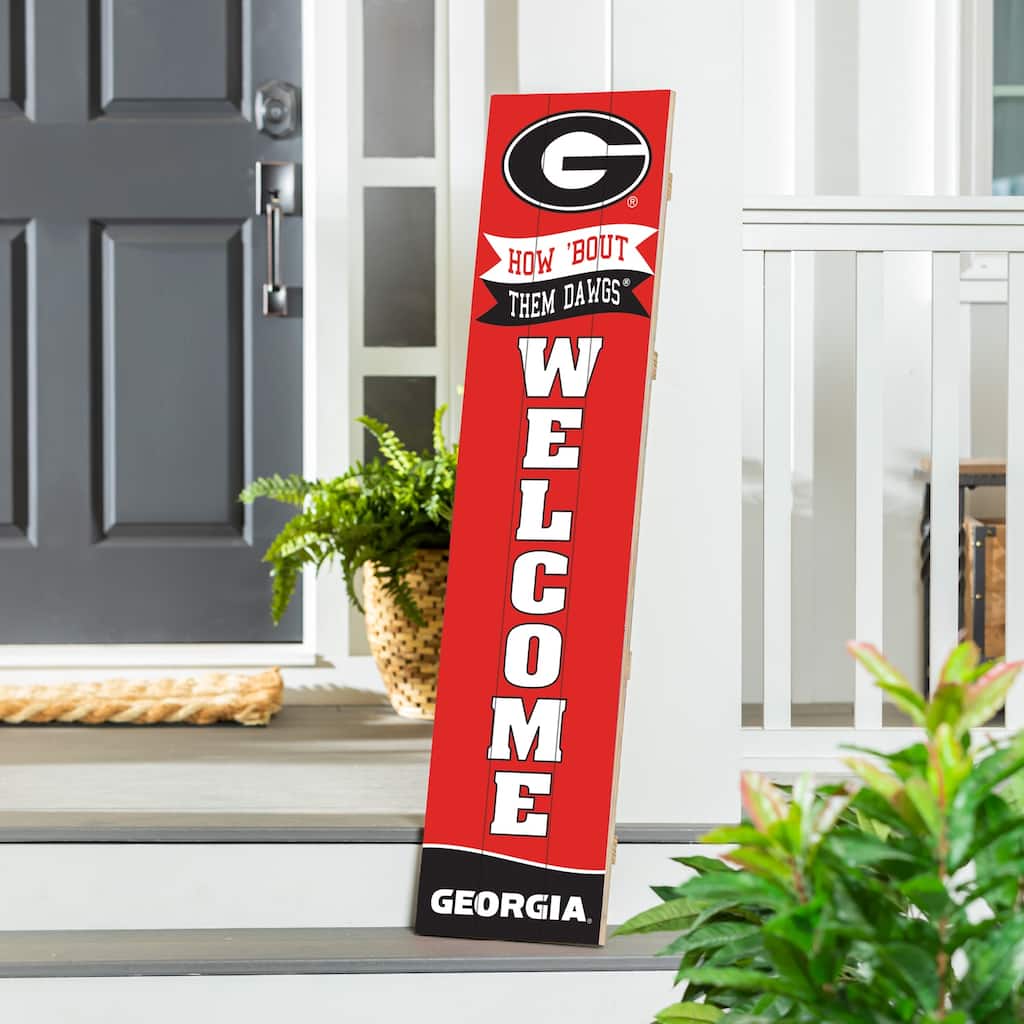 47" Porch Leaner Welcome Wall Sign, University of Georgia