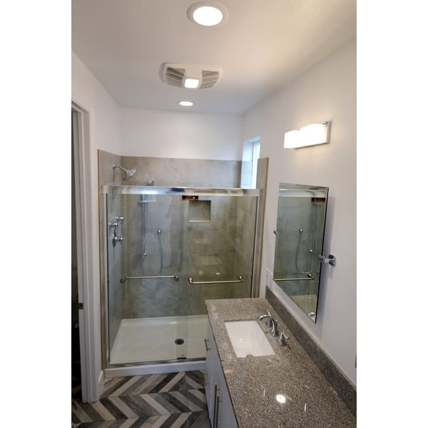 Air King EL80DH 80 CFM 0.6 Sone Ceiling Mounted LED Light Dual Speed