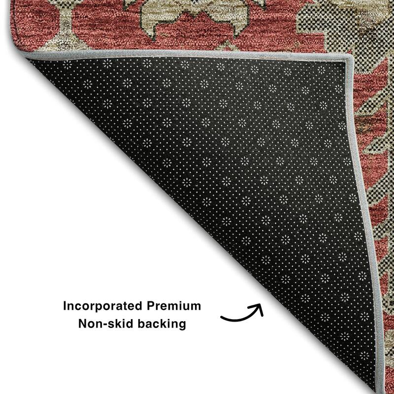 Premium Washable Super Soft Traditional Global Mayfield Rug