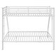 preview thumbnail 34 of 52, Metal Bunk Bed with 2 Built-in Ladders, Twin XL Over Queen/Full XL Over Queen Heavy Duty Bunk Bedframe with Guardrails for Kids