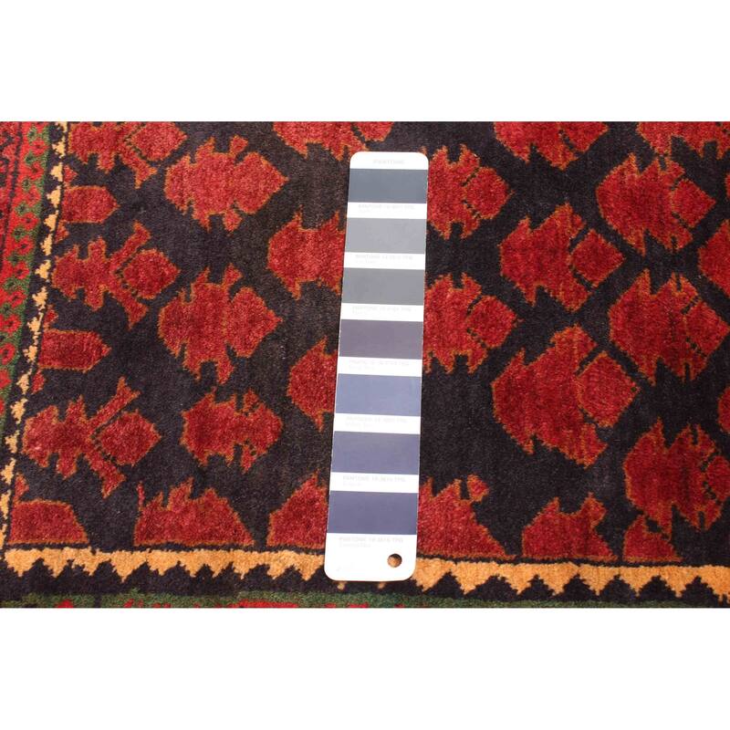 ECARPETGALLERY Hand-knotted Teimani Dark Navy Wool Rug - 2'10 x 4'0