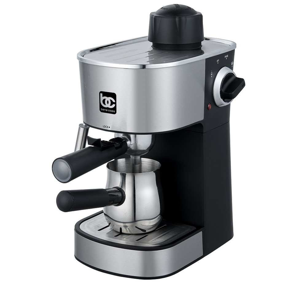 20Bar Coffee Machine Maker Espresso Cups Semi Automatic Household Steam Milk  Frother - Bed Bath & Beyond - 31423449