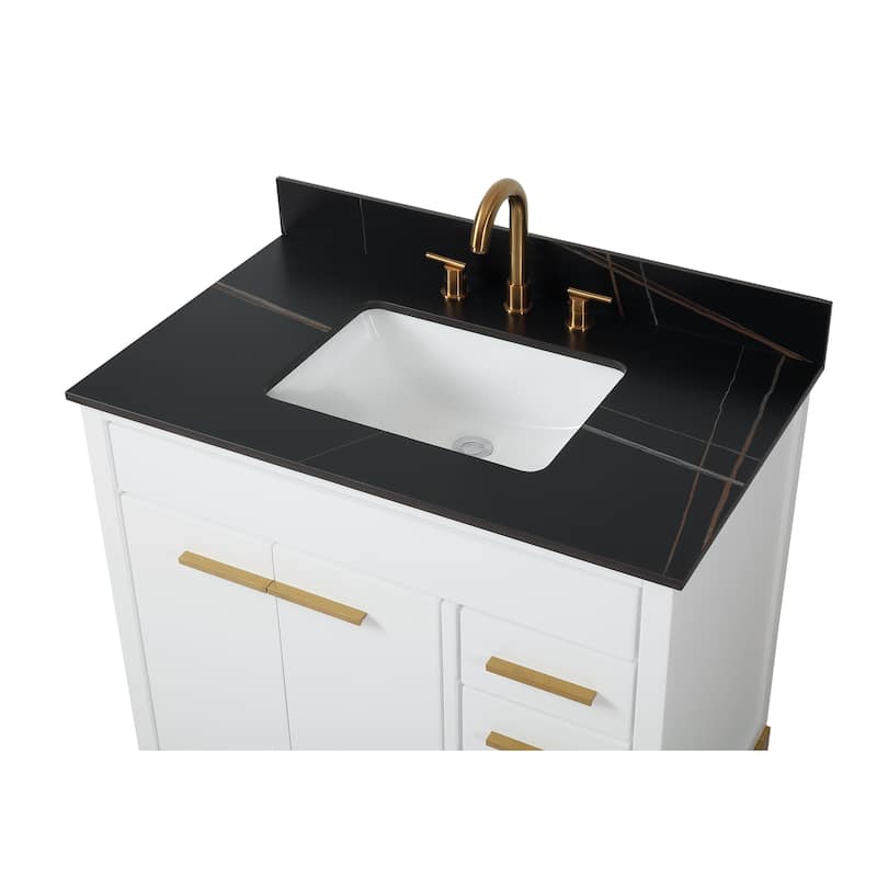 36" Tennant Brand Modern Style Beatrice Single Sink Bathroom Vanity
