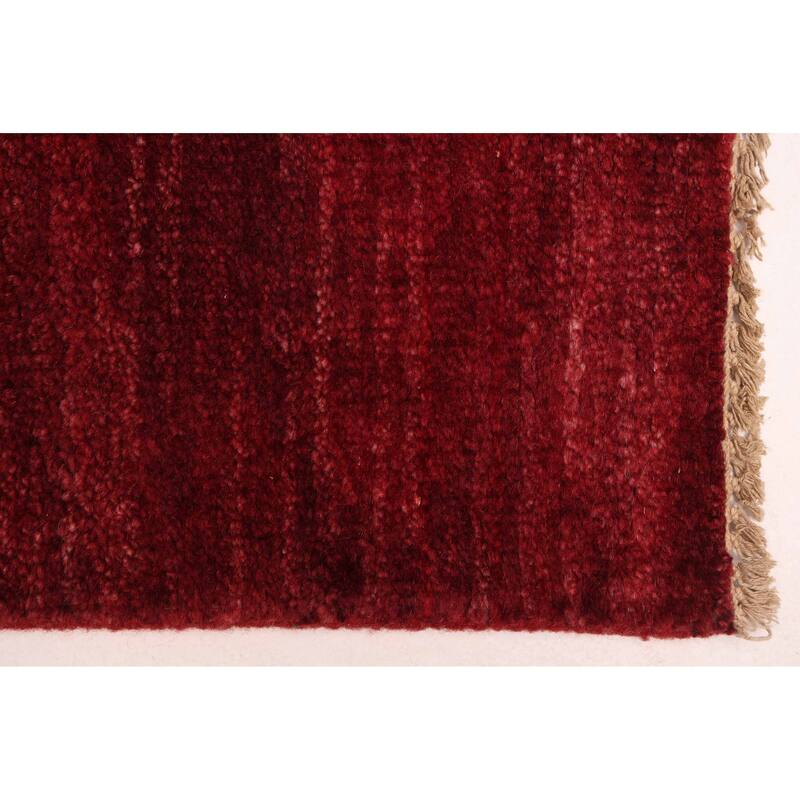ECARPETGALLERY Hand-knotted Peshawar Ziegler Red Wool Rug - 5'1 x 6'10