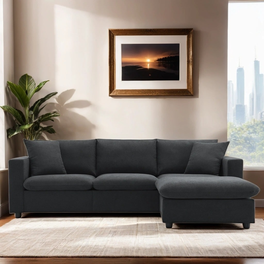 Sofa set with big pillows shop