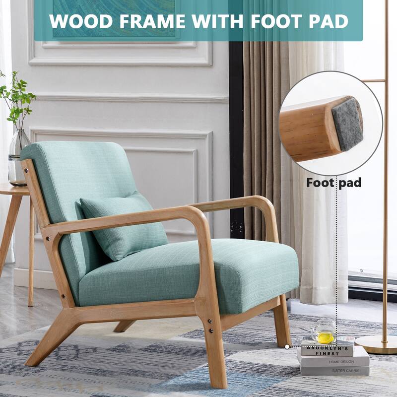 Aston Modern Solid wood Accent Chair for Living Room