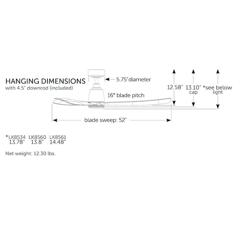 Fanimation Kute 52 inch Indoor/Outdoor Smart Ceiling Fan with Remote - Dark Bronze with Dark Walnut Blades