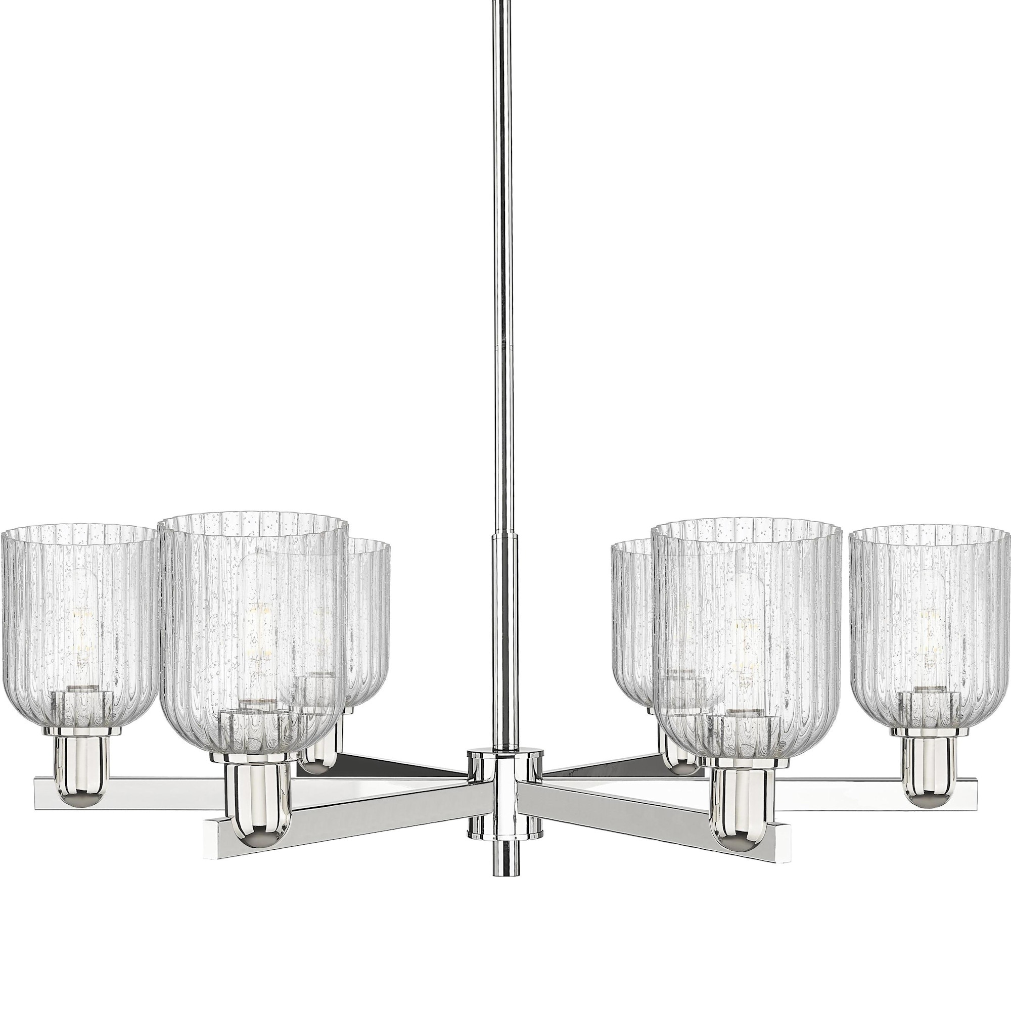 Innovations Lighting 716-6CR-11-35 Bridal Veil Chandelier Bridal Veil