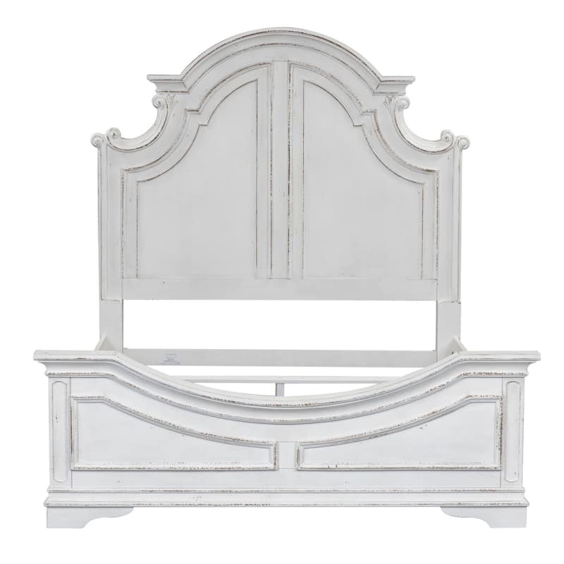 Liberty Furniture Magnolia Manor California King Panel Bed, Dresser & Mirror, Night Stand