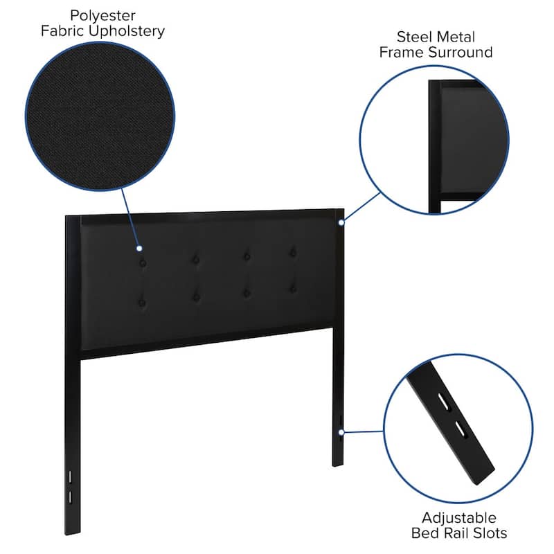 Metal Tufted Upholstered Headboard - Modern Headboard