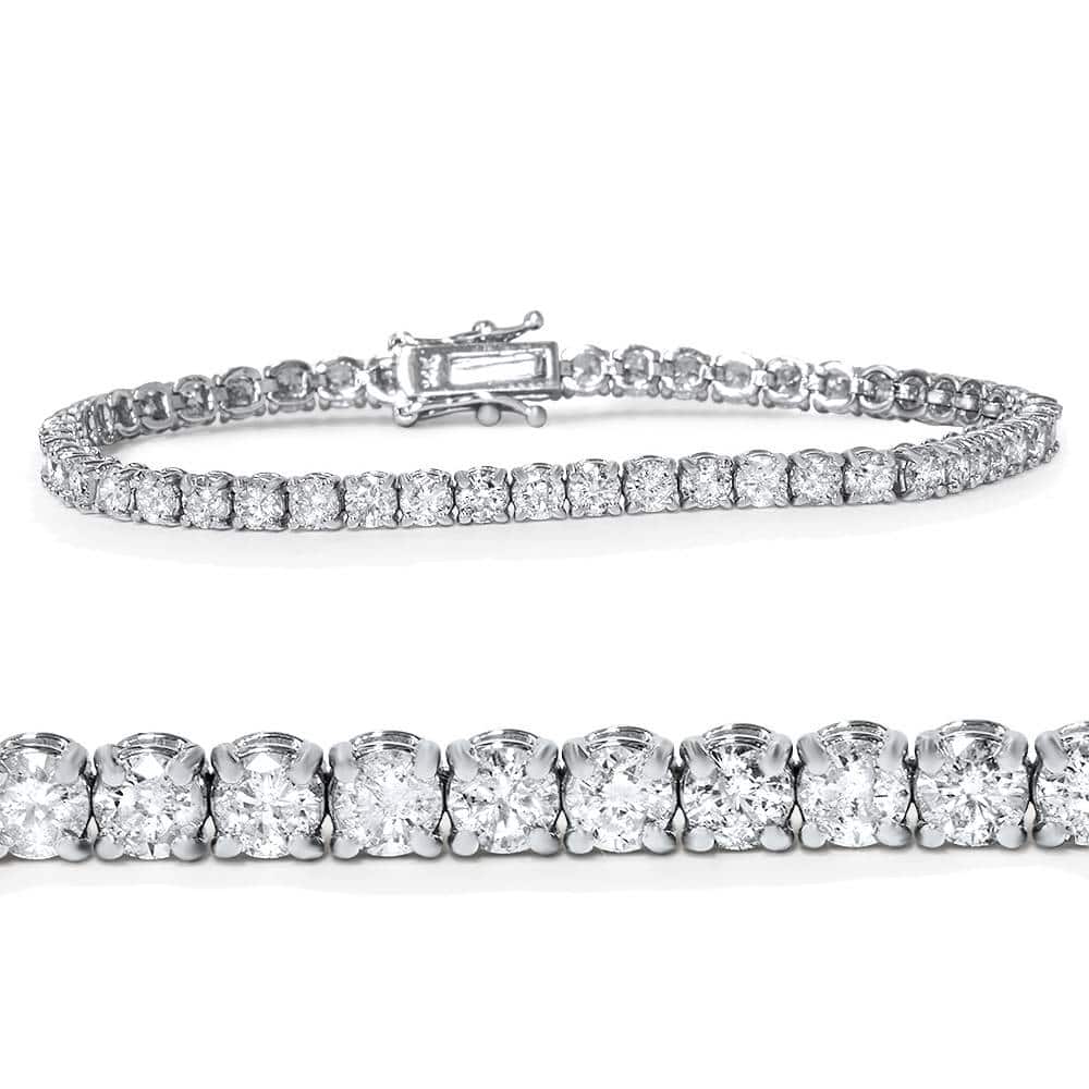 5ct Diamond Tennis Bracelet White Gold