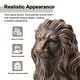 preview thumbnail 56 of 55, Glitzhome MGO Majestic Sitting Guardian Lion Statues Porch Sculpture Outdoor Indoor Set of 2