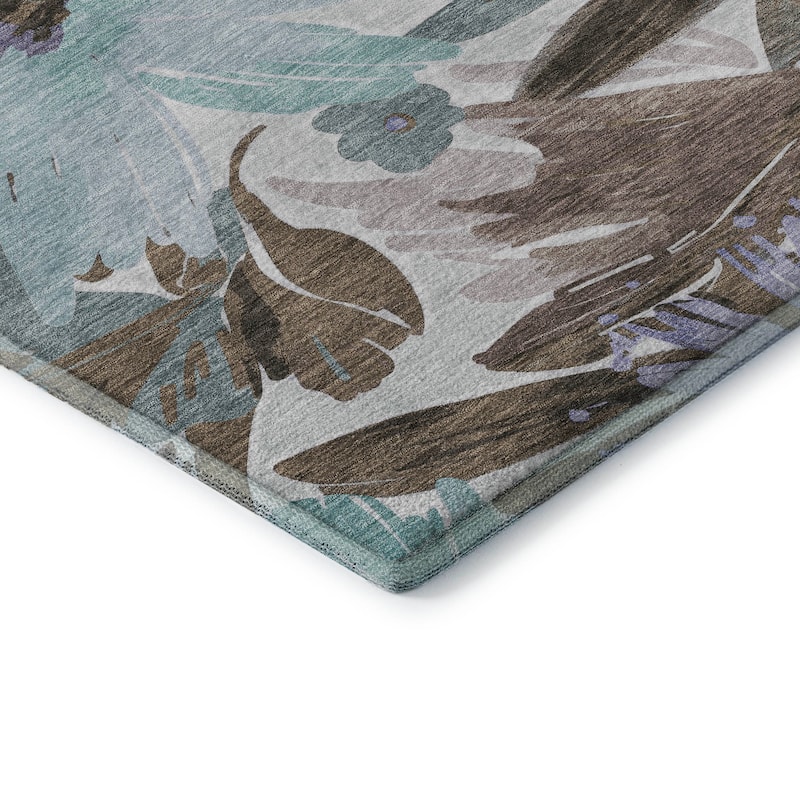 Premium Washable Super Soft Casual Floral Mayfield Rug