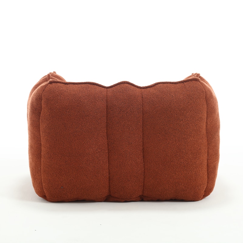 Soft Bean Bag Lazy Sofa with Footstool for Living Room and Bedroom