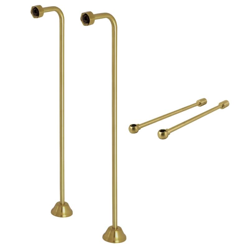Kingston Brass CCK46 Vintage 22-9/16" Metal Water Supply Line - Brushed Brass