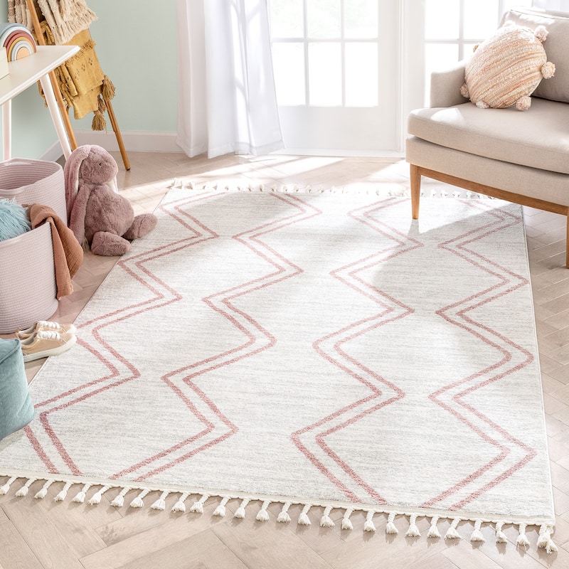 Well Woven Kennedy Reeve Modern Chevron Pattern Area Rug