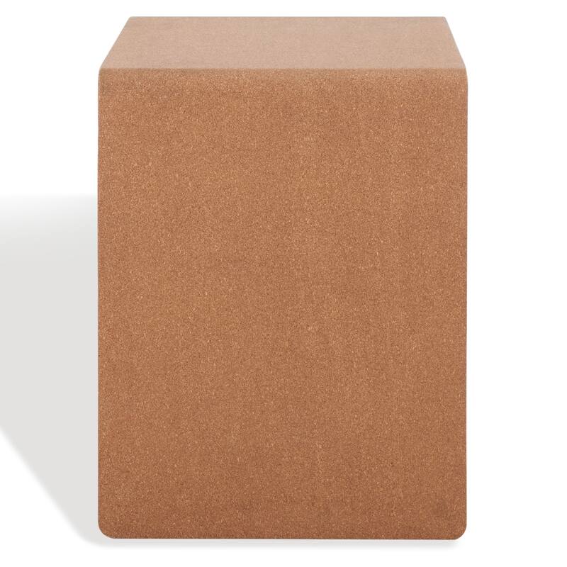 SAFAVIEH Couture Liivia Cork Cork Accent Table - 18" W x 14" D x 18" H - 18Wx14Dx18H