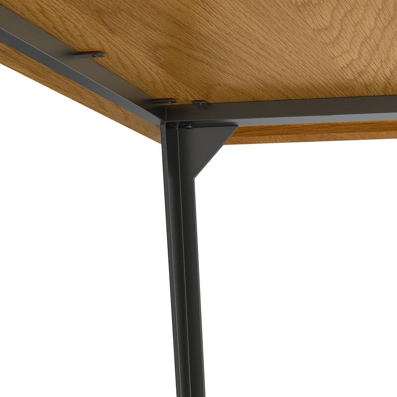 WyndenHall Mitchell 66 inch x 40 inch Rectangle Modern Industrial Dining Table - 66 inches wide