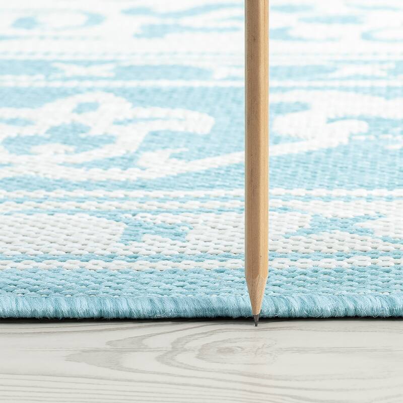 Exo Coastal Oriental Indoor/Outdoor Area Rug